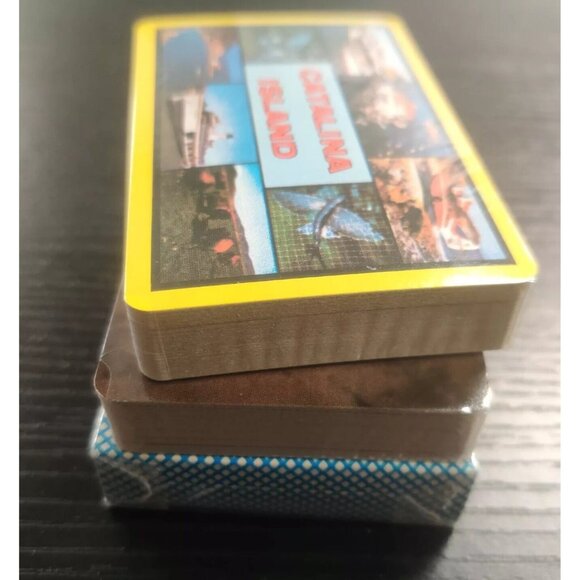 Vtg Decks Of Souvenir Playing Cards Bermuda Catalina Island Las Vegas Tropicana - Picture 3 of 10